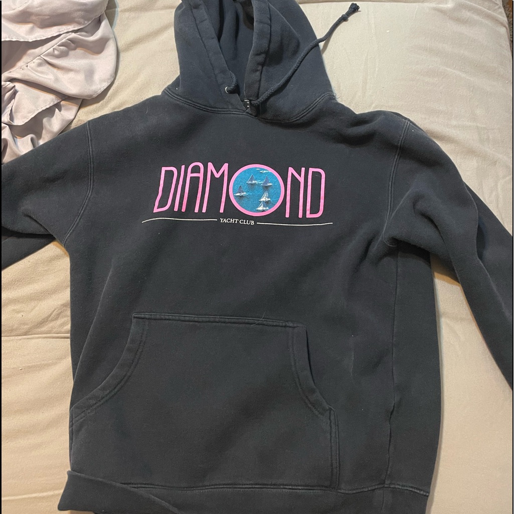 Navy Blue Diamond Hoodie Navy Blue Diamond Hoodie